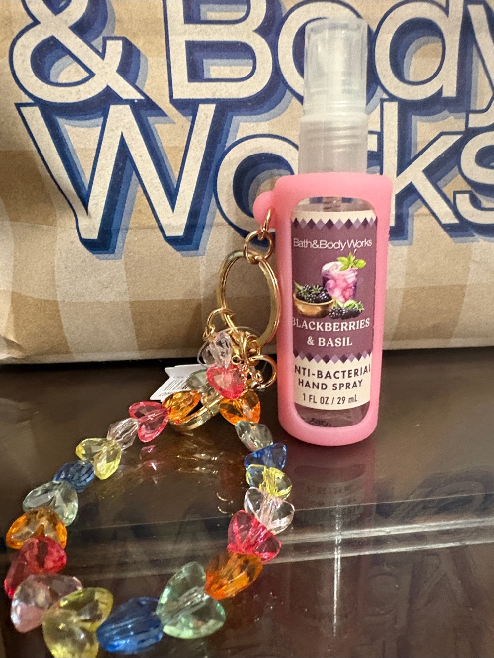 Bath & Body Works Blackberries & Basil Anti-Bacterial Hand Spray 💜